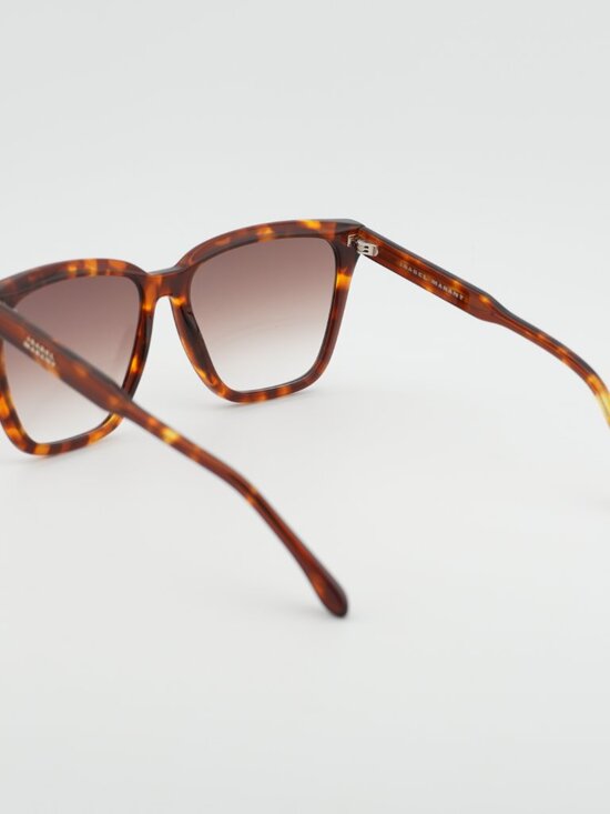 Isabel Marant IM 0151/S 0WR9 HA Sunglasses Havana Square Frame, Brown Lenses main image 7